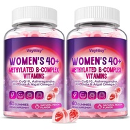 Methylated B Complex Vitamins Gummies for Women 40 Plus - B-Complex Vitamins B6 B1 B2 B3 B5, Methyl 