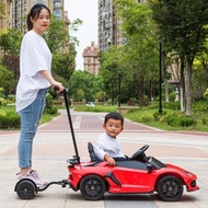 蘭博基尼兒童電動車四輪帶遙控寶寶可坐電動汽車大人可站親子童車