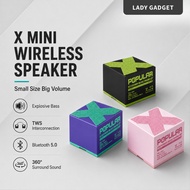 X 360° Wireless Bluetooth Audio Speakers 3D Stereo Mini Portable Smart Subwoofer Speaker Portable Sp