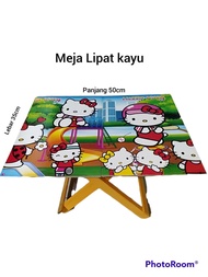 MEJA LIPAT KAYU MEJA LIPAT KARAKTER