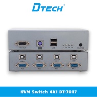Switch Combines VGA KVM Signal 4 Input Ports - 1 Output Port DTECH DT-7017