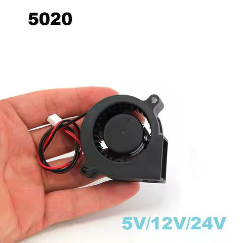 5CM DC 5V 12V 24V 5020 5cmx2cm Brushless Cooling Turbo Blower Fan Sleeve Bearing 3D Printer parts Pr