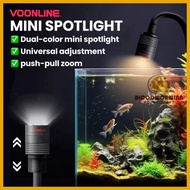 Voonline Aquarium Spotlight Three Colour Adjustable Adjust Angle Led  White light / Yellow light/Yel