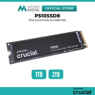 CRUCIAL INT SSD P510 PCIE GEN 5X4 NVME M.2 2280 INTERNAL SOLID STATE DRIVE (P510SSD8) - 1TB / 2TB