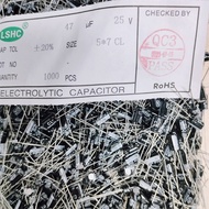 50ps Aluminum Capacitors  25V 35V 10UF22UF 100UF 470uf 1000UF 2200~4700UF35V330UF 35V470UF 35V470UF 