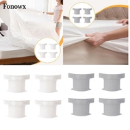 [Fonowx] 4x Sheet Holders Fitted Bedsheet Fasteners Clamps Universal Fit Keepers for Corners No More