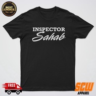 🔥BAJU PREMIUM VIRAL🔥INSPECTOR SAHAB HINDI MOVIE FUNNY TSHIRT HIGH QUALITY COTTON UNISEX BAJU MURAH