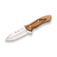Joker Skinning Knife CO66 Venado, with Leather Sheath, Olive Wood Handle and 4.33 inches MOVA Blade,