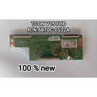 Tcon TOSHIBA 43L5650vj Tcon Board Timming control TOSHIBA LED Television 43 inch 43L565