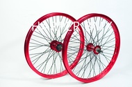 Brand-new BMX BMX performance car stunt bicycle wheel set 20-inch aluminum alloy rim flower drum