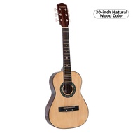 Round Corner Novice Wooden Acoustic Guitar 30 inch