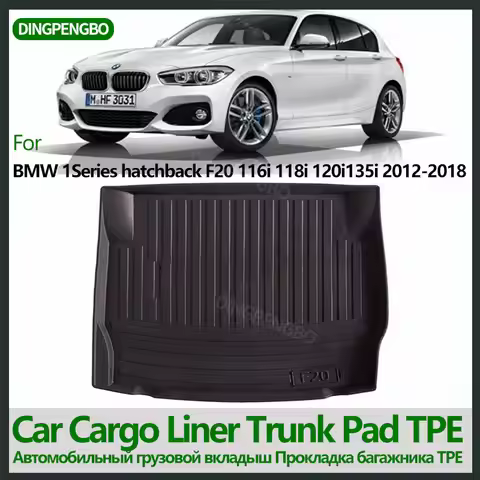 For BMW 1Series Hatchback F20 116i 118i 120i135i 2012-2018 Trunk Mats Pad TPE Cargo Liner Rear Water