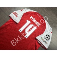 [Player]-Arsenal Home Football Shirt 2025/26 UCL 8 ODEGAARD 14 GYOKERES 41 RICE