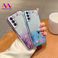 Case Samsung Galaxy S20 S21 S21 Plus S21 FE S20 Ultra Floral Soft Casing Blink Phone Cover For Samsung S20Plus S20+ S21Plus S21+ S20FE S21FE S20Ultra S21Ultra