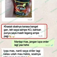 4G Joss, Kapsul Herbal Stamina Pria 4-G Joss, Ramuan Tradisional Aman