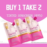 [B1T2] Brilliant Skin Tinted Sunscreen SPF50 20g New Whitening Sunblock Foundation Skincare Finish
