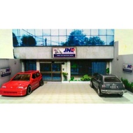 JNE office papercraft diorama 1 scale64/ diorama 1/64