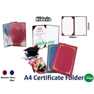 A4 Certificate Folder