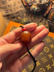 藏傳千年橘紅老唐球，一顆，正圓眼，有證書 低價變現 順豐包郵