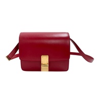 CELINE小姐 Classic Box 紅色RED小號單肩包