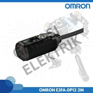 MERAH OMRON E3FA-DP13 Original Photoelectric Sensor2M with Diameter M18 Red LED Range 1000 mm Input 