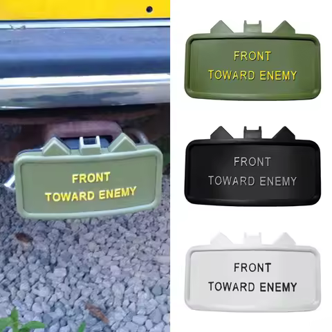 Claymore Mine Replica Tow Hitch Cover 3D Printed Trailer Hitch Ball Cover Hitch Decorative Prevent R