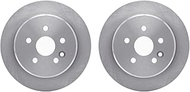 Dynamic Friction Company Rear Brake Rotors 6002-76029