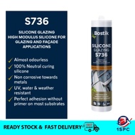 BOSTIK S736 SILICONE GLAZING NEUTRAL SEALANT FOR GLAZING AND FACADE APPLICATIONS