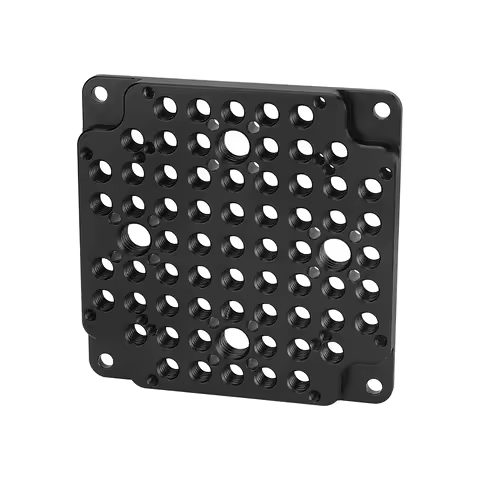 HDRig Camera VESA Mount Plate Multipurpose Cheese Plate with 75mm VESA Mount, with 1/4" & 3/8" Threa