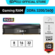 Silicon Power RAM DDR4 PC Gaming รุ่น XPOWER Zenith RGB 8GB/16GB/32GB, 3200MHz/36000MHz - รับประกันตลอดอายุการใช้งาน