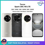 Tecno Spark 30C 4G LTE/KL5 (6GB+128GB) (4GB+256GB) (8GB+256GB) Original Tecno Malaysia Warranty