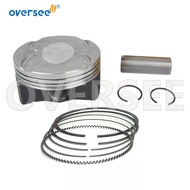 6P2-11631-10-93 Piston & Ring STD For Yamaha Outboard F LF200 250 HP 4-Stroke Engine