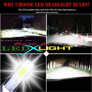new mini self cooling fanless headlight 55w 11,000LM H27/880-881,H1,H3,H4,H7,H8/H8/H11/H16,HB3,HB4