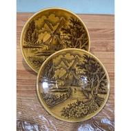 2 vintage Coffee Saucers