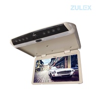 Zulex จอเพดานติดรถยนต์ รุ่น MP-HDMI157 สีครีม จอภาพขนาด 15.7 นิ้ว Full HD รองรับการใช้งาน HDMI USB S
