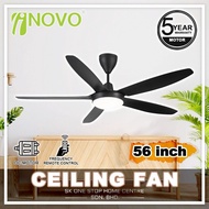 Inovo A1 LED 56” DC Motor Ceiling Fan 8 Speed with Remote Control / Kipas Siling