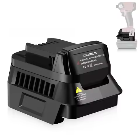 RYB40MIL18 Battery Adapter for Ryobi 40V Li-ion Battery Convert To for Milwaukee 18V Battery, Work f