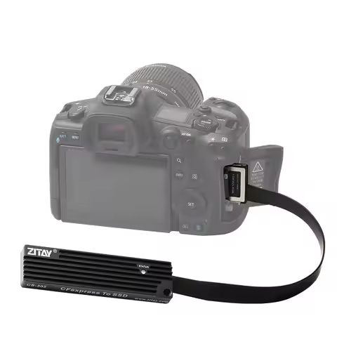 ZITAY CFexpress To SSD For ESXS CFexpress To M.2 NVMe SSD CFexpress Adapter Wired Version For Canon 