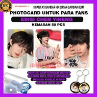 GANTUNGAN " PHOTOCARD SHOWCASE " CHEN YIHENG TF FAMILY GEN4 PHOTOCARD 50PCS" FREE KEYCHAIN, Mrchendi