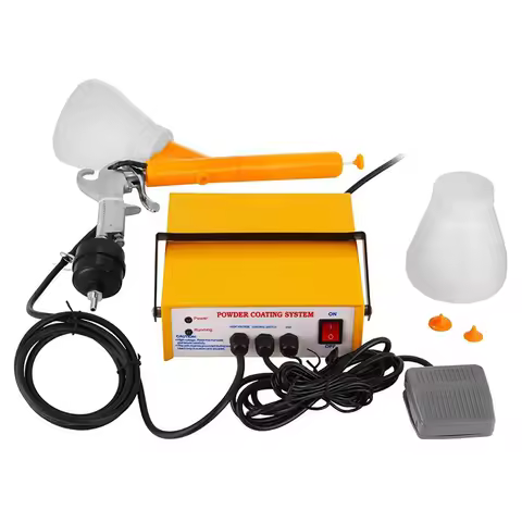 Manual Portable Powder Coating Gun Spray Gun Electrostatic Powder Coating Gun System Machinery Paint