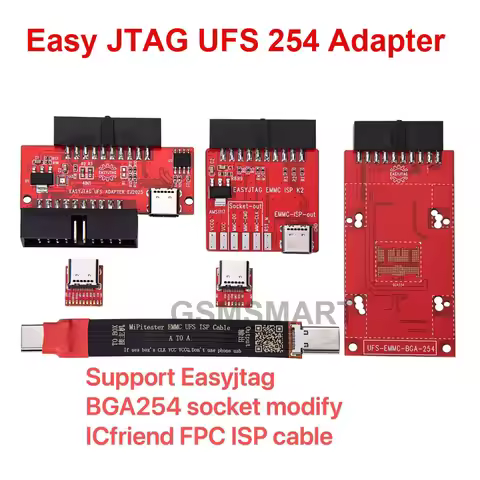 original MIPI ISP adapter Support Easy jtag BGA 254 Socket Modify ICfriend FPC ISP Cable MIPItester 