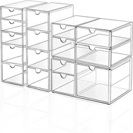 Drawer Makeup Drawer Storage Box Desk Storage and Storage Anti-dust Drawer Storage Office Makeup Sto