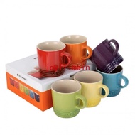 Cool LE CREUSET LE CREUSET Rainbow Mug Macaron Six-Piece Set Ceramic Cup Tableware Set Combination Household