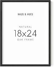 HAUS AND HUES 18 x 24 Picture Frame - Set of 1, 18x24 Poster Frame Black, 18 by 24 Frame, 18 x 24 Wo