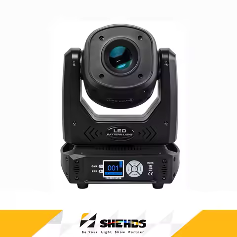 100W LED Moving Head 6 Prism Rotating Gobo Spotlight Stage Effect Lighting DJ Disco Stage Lights Sta