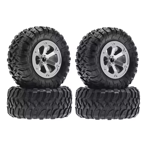 4Pcs LD-P06 72Mm Tire Tyre Wheel for LDRC LD-P06 LD P06 Unimog 1/12 RC Truck Car Upgrades Parts Acce