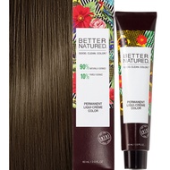 Better Natured Permanent 5N Light Natural Brown Hair Color Dye - Naturally-derived, Vegan & 100% Gra