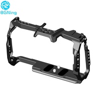 BGNING Compatible for BMPCC 6K Pro Camera Quick Release Camera Cage Rig With 3/8 Arri Hole For Micro