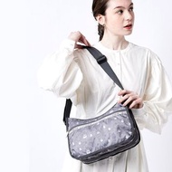 日本 LeSportsac X TOTORO 龍貓 灰色帆布 CLASSIC HOBO 斜咩袋