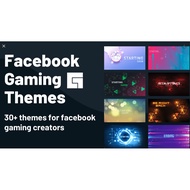 😍FB stream Overlay / Screen Theme / Widget Theme (STREAMLABS OBS / OBS Studio)😍